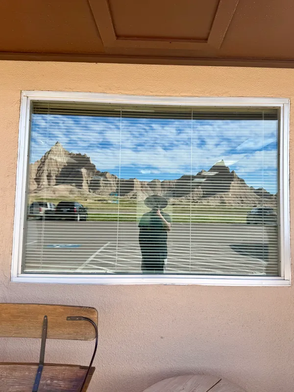 A reflection in the window