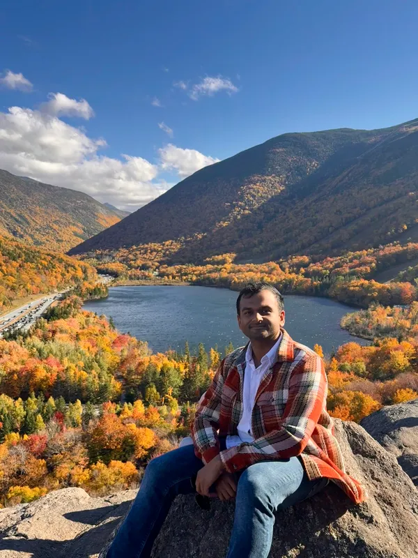 Fall colors by the water